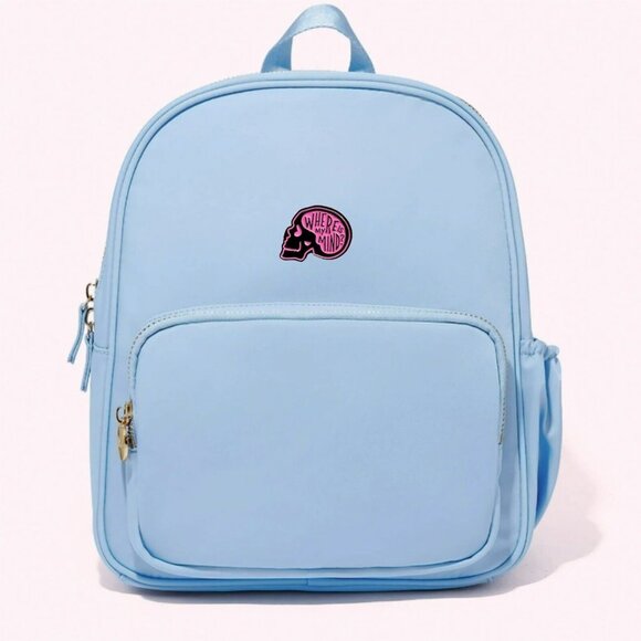 ⭐NEW enamel pin brooch off skull that says WHERE IS MY MIND? Overthinkers mental - Picture 4 of 7